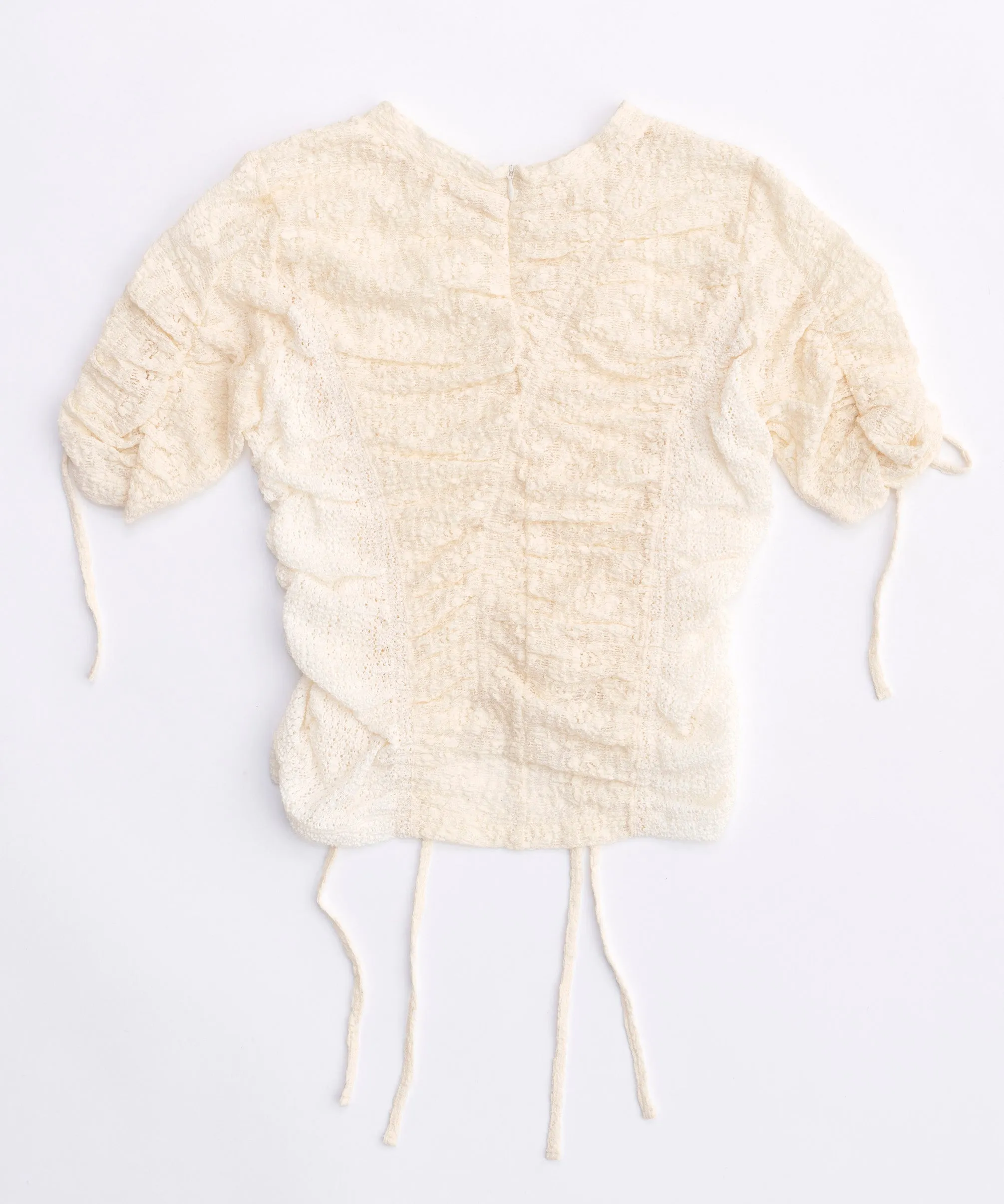 【SALE】Lace Shirring Tops