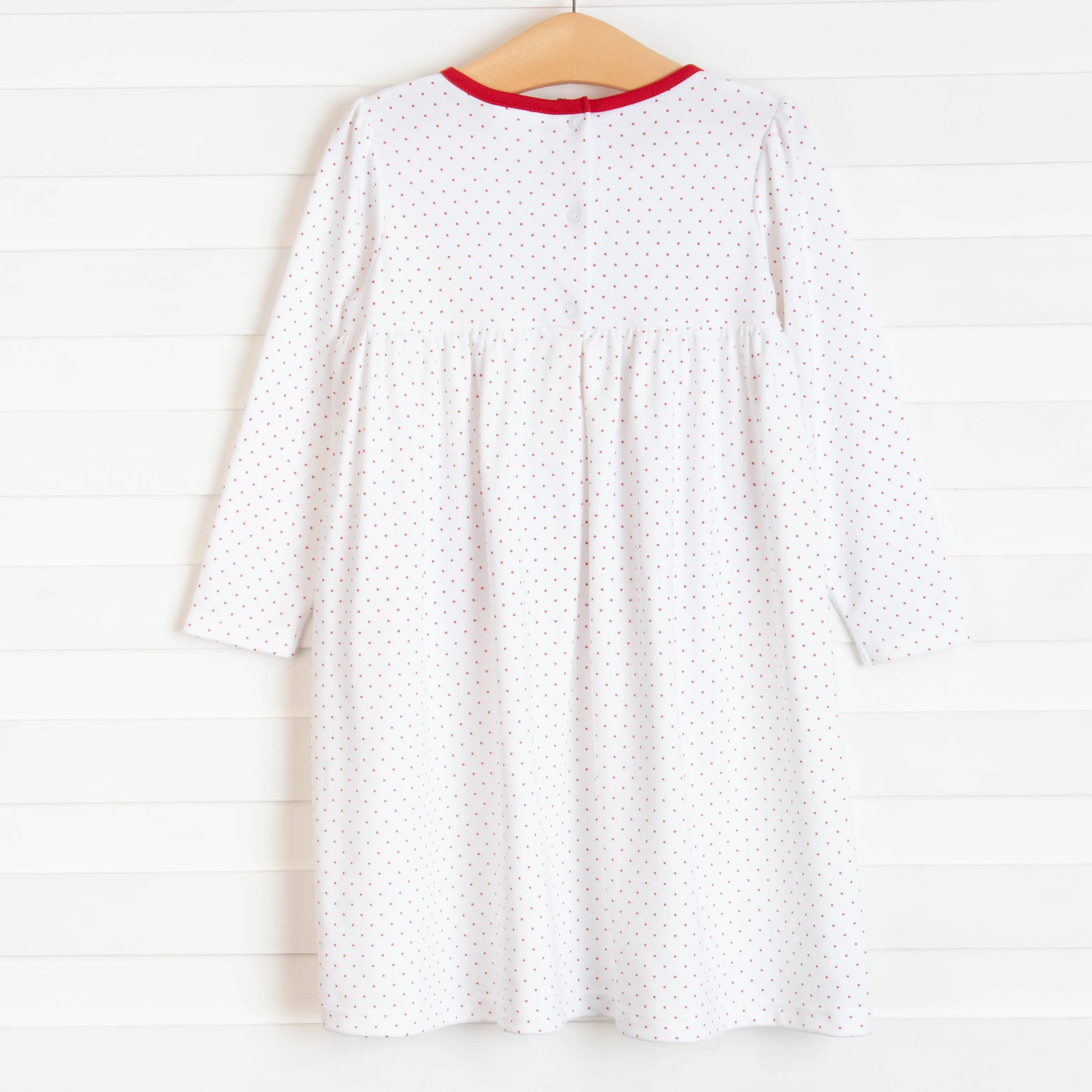 Savannah Pima Dress, Red