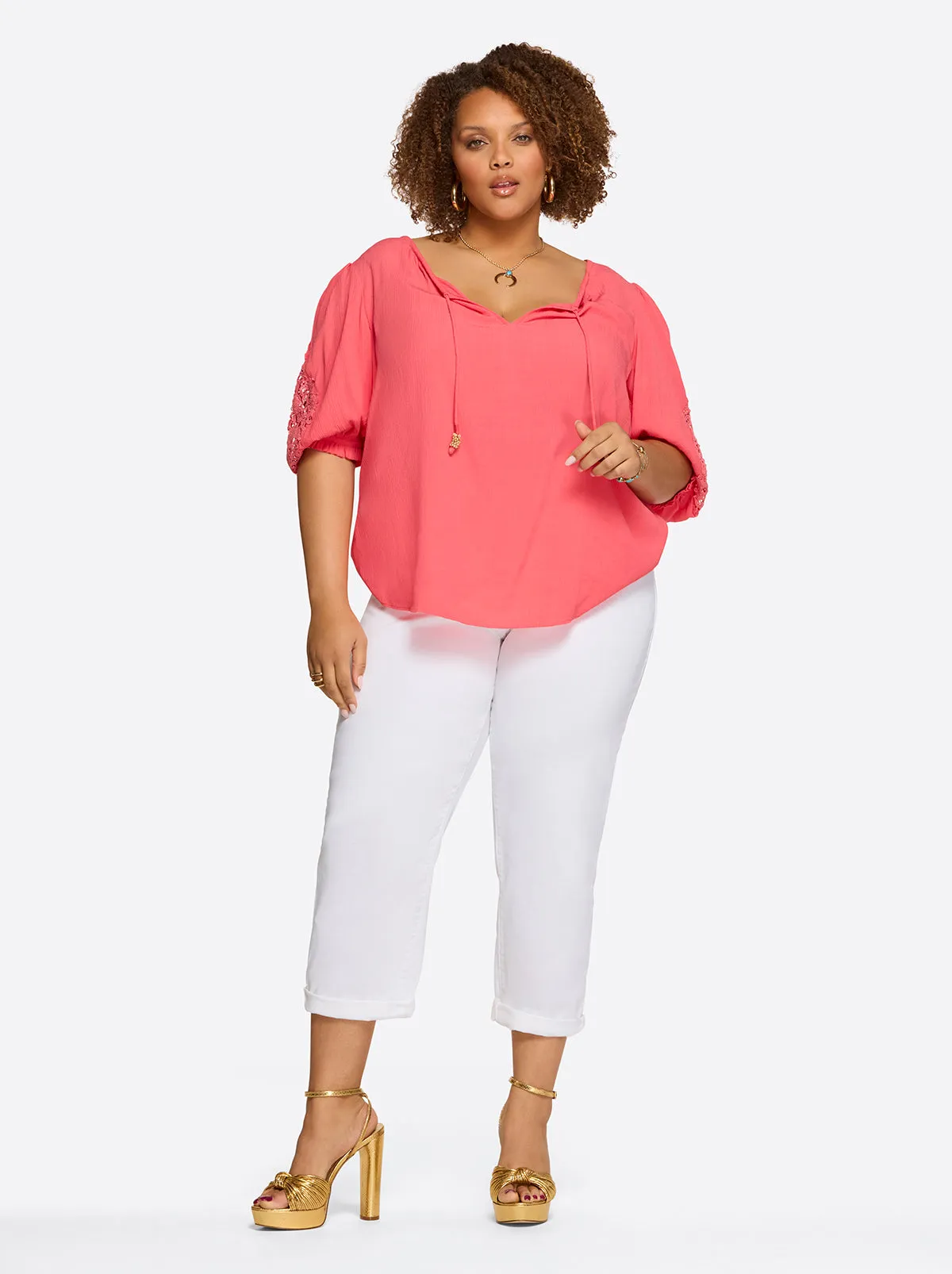 Sibyl Top in Rose Of Sharon