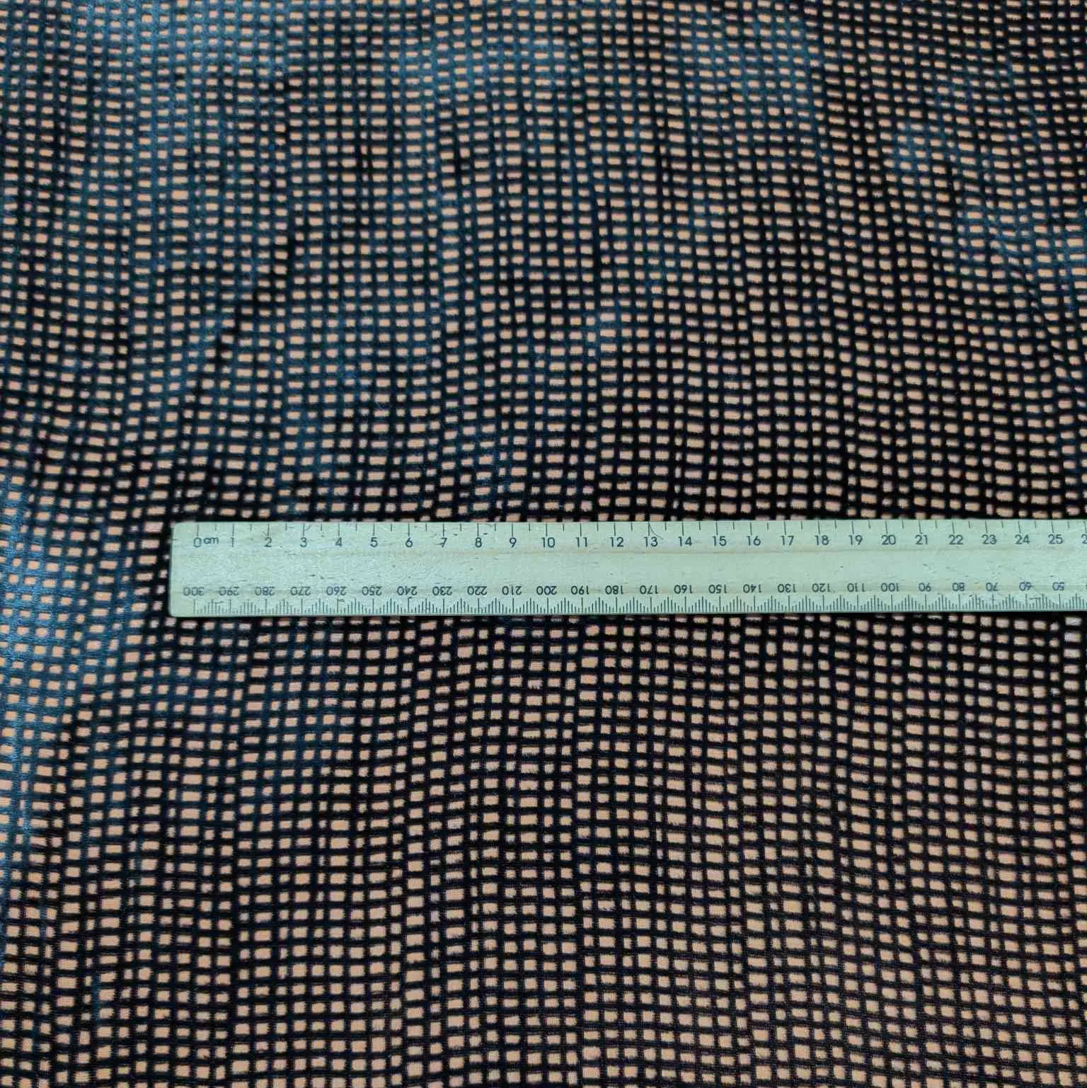 Silk Burnout Velvet, Crosshatch