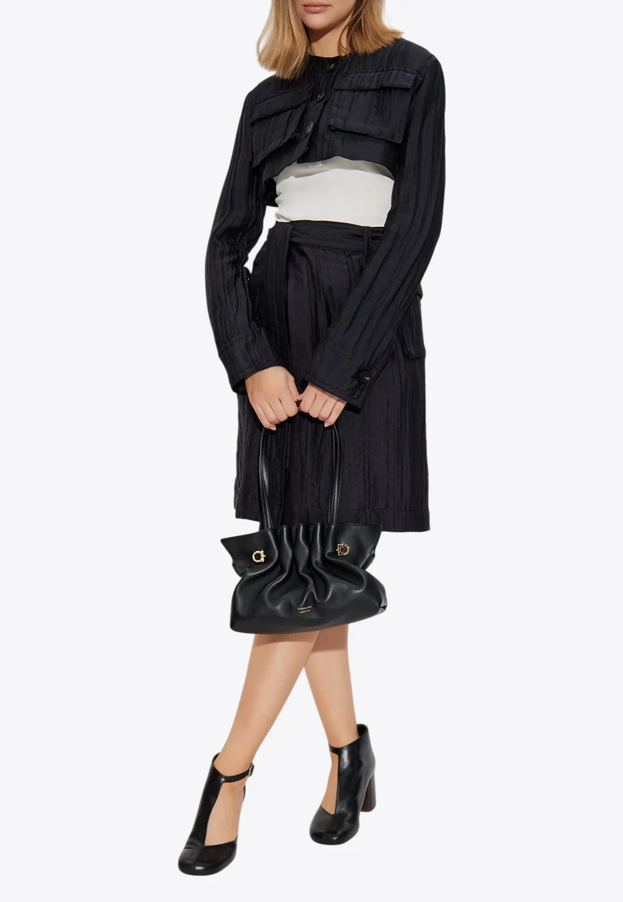 Silk Wrap Skirt