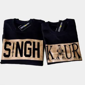 Singh   Kaur crew  neck sweater pack