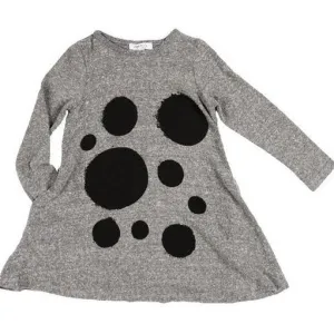 Sisley-Dot Faux Cashmere Dress