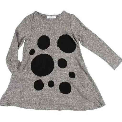 Sisley-Dot Faux Cashmere Dress