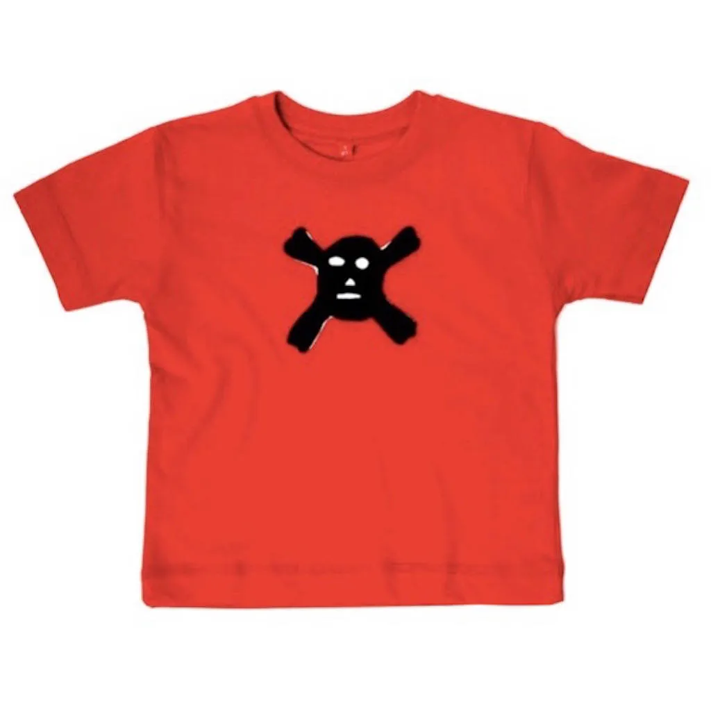 Skull and Crossbones T-shirt - Red