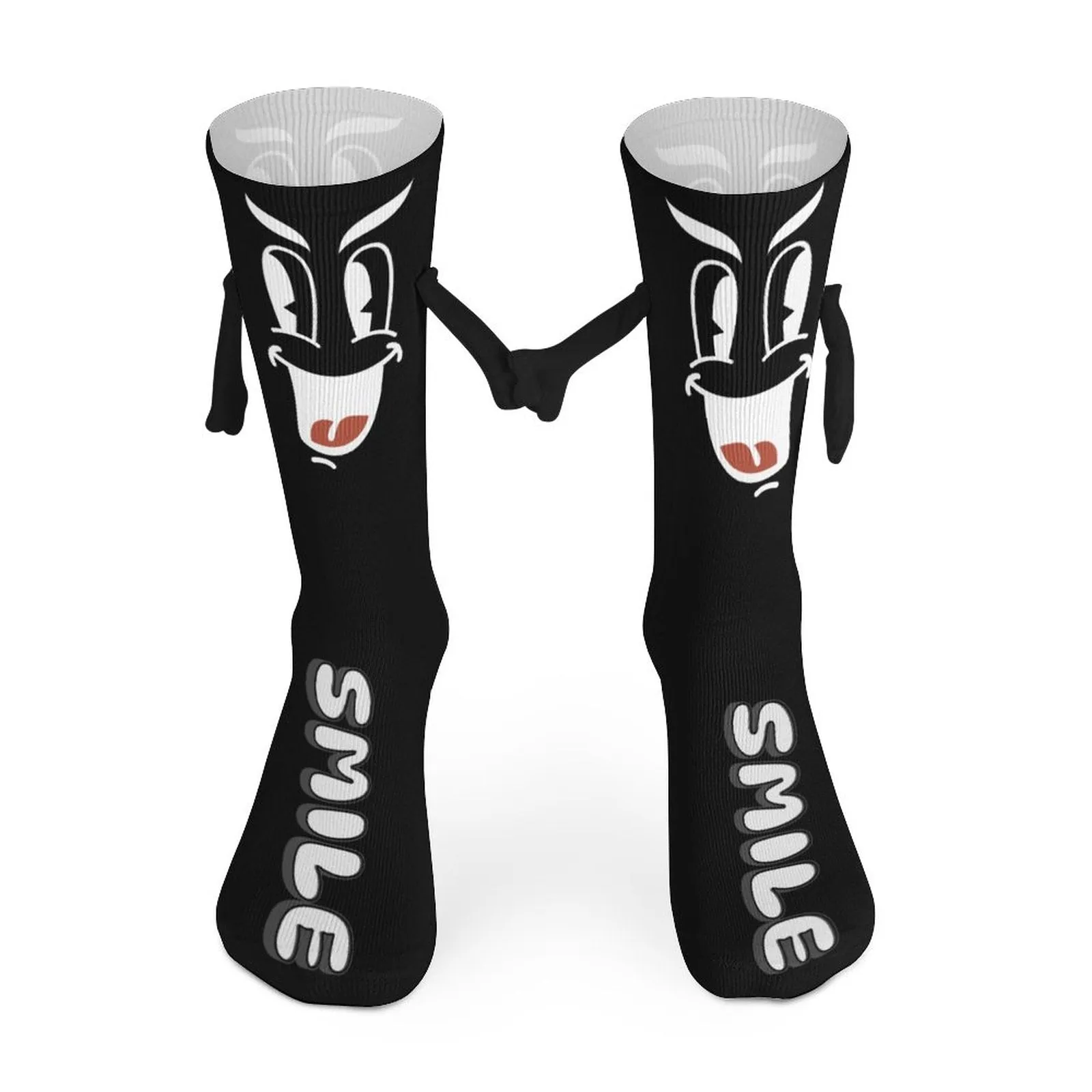 Smile Friend - Magnetic Holding Hands Funny Socks