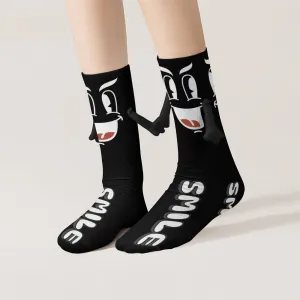 Smile Friend - Magnetic Holding Hands Funny Socks