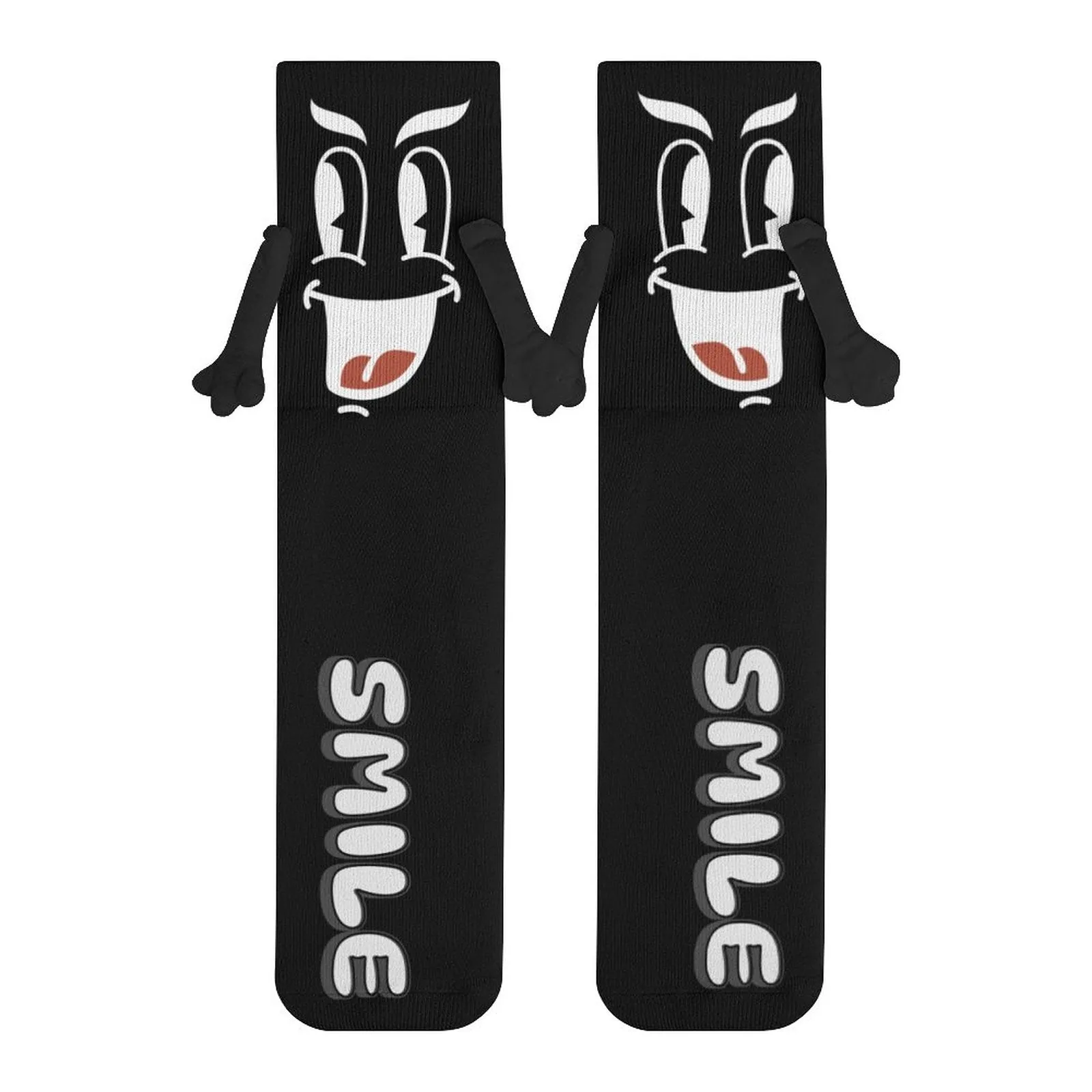 Smile Friend - Magnetic Holding Hands Funny Socks
