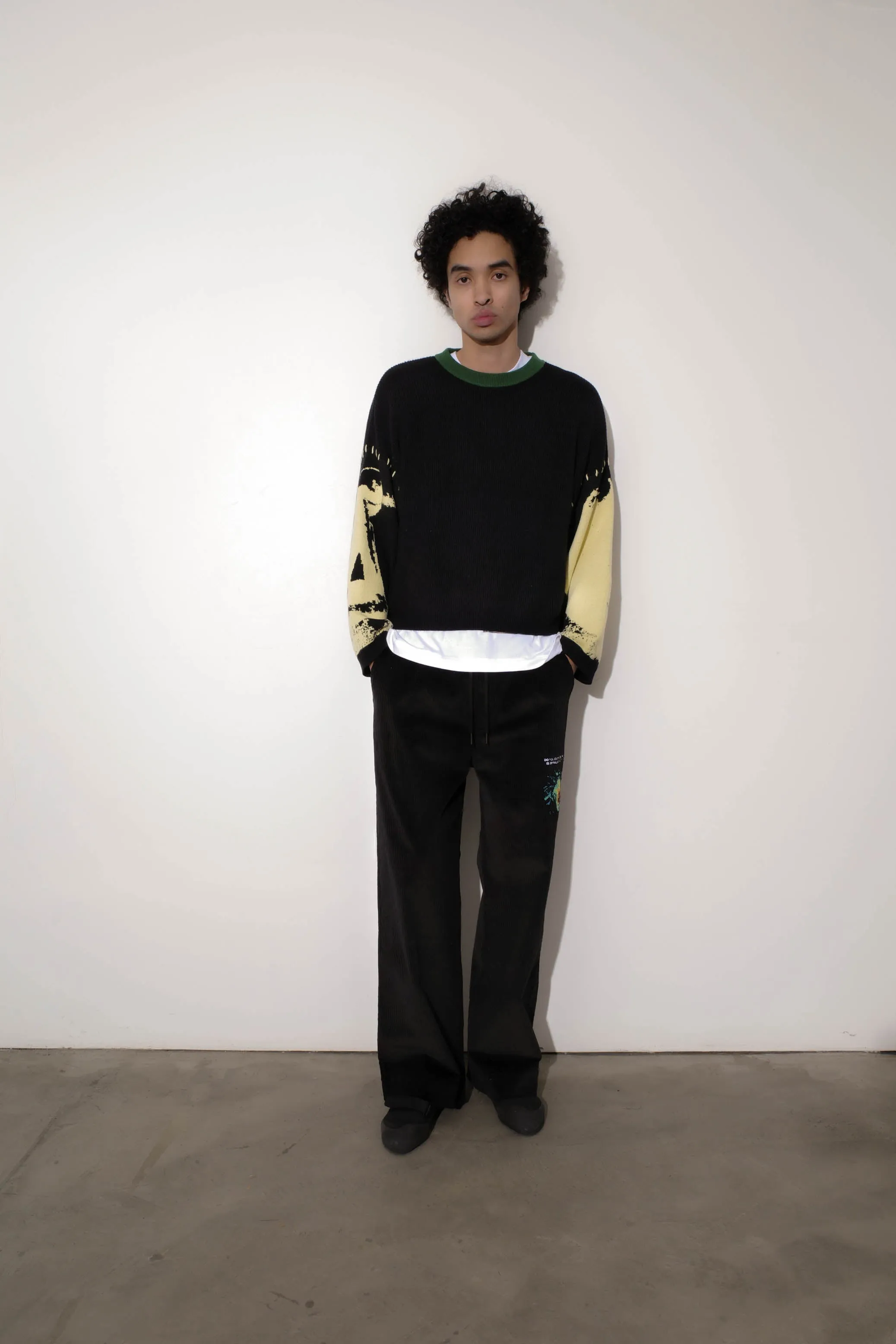 Spiraling Cord Pant