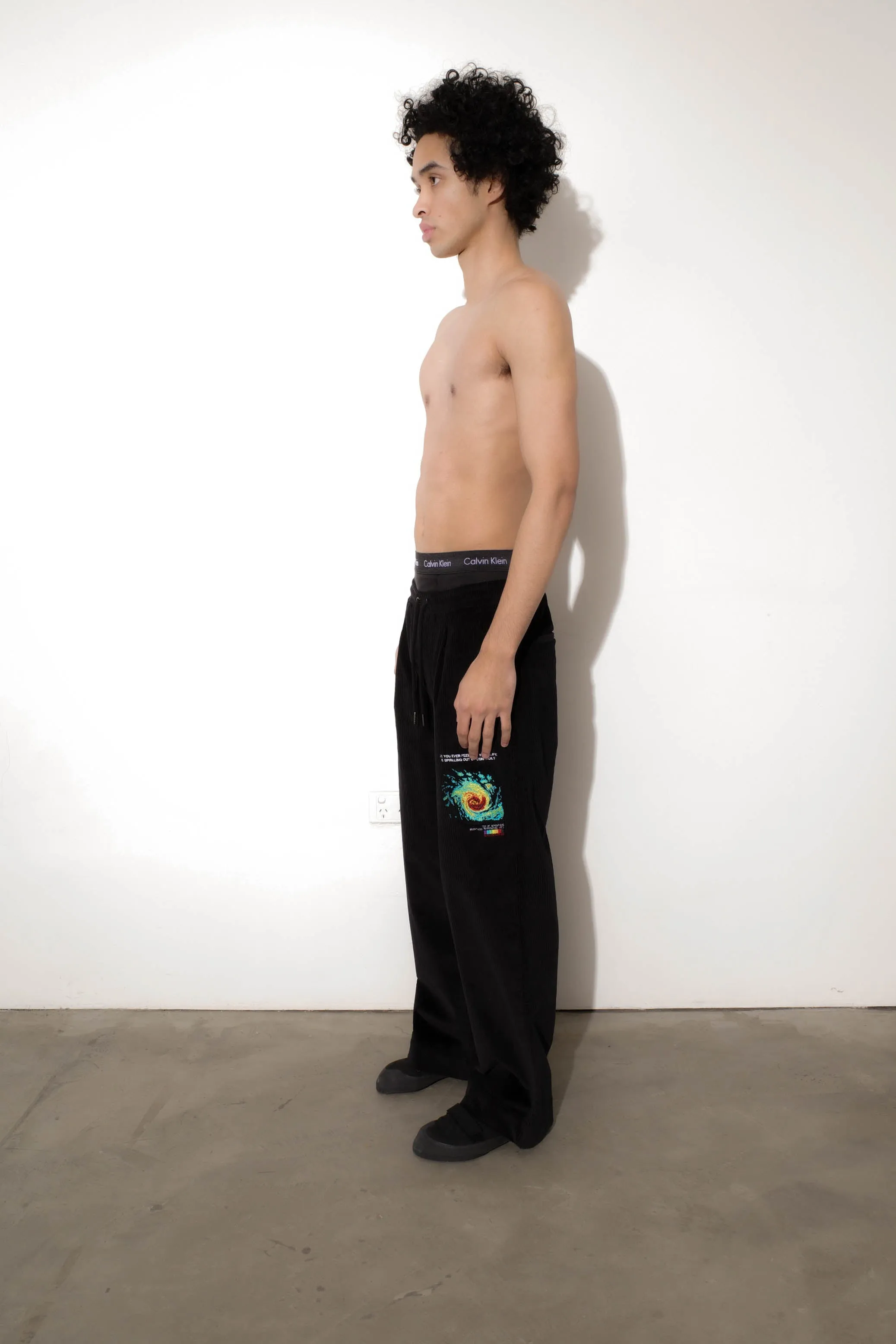 Spiraling Cord Pant