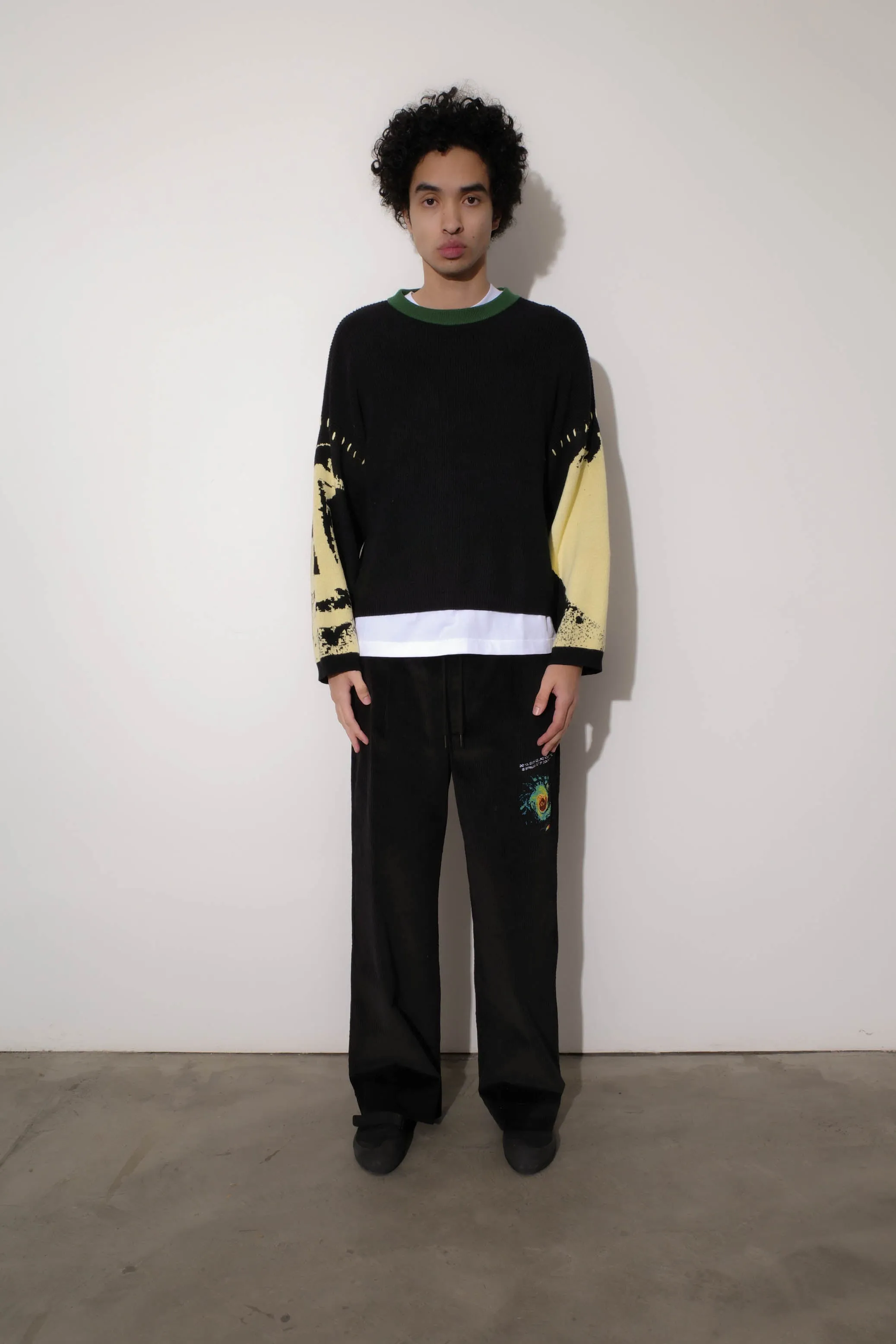 Spiraling Cord Pant