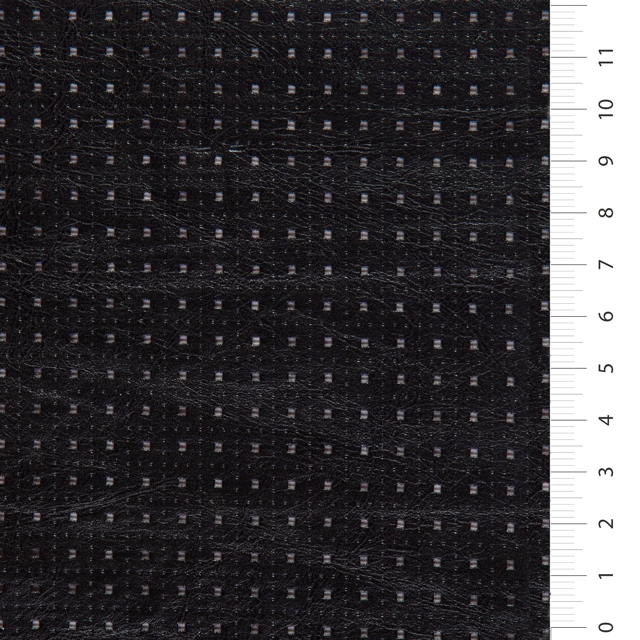 Spot Design Laser Cut Faux Leather Fabric