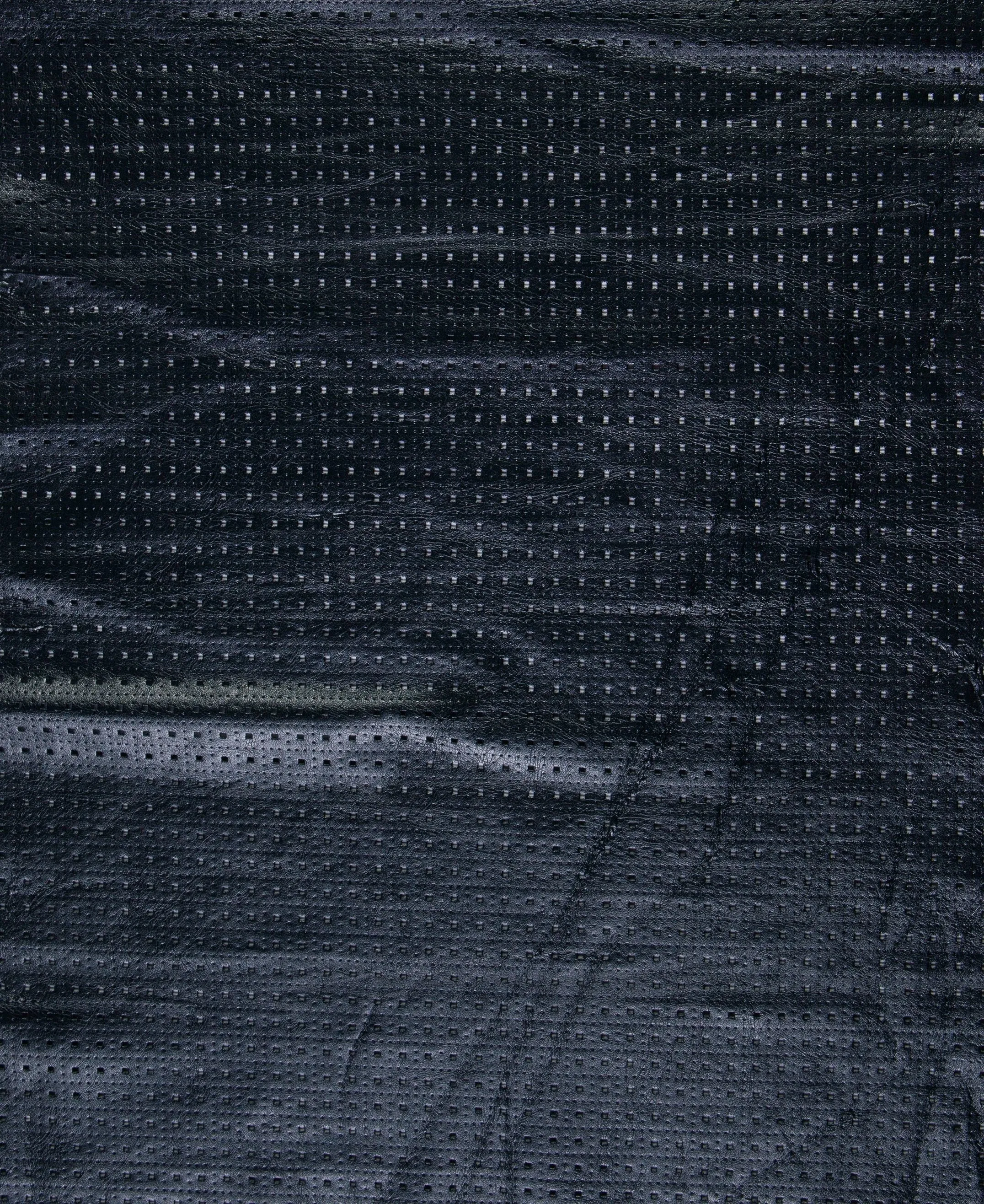 Spot Design Laser Cut Faux Leather Fabric