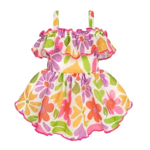 spring floral dress
