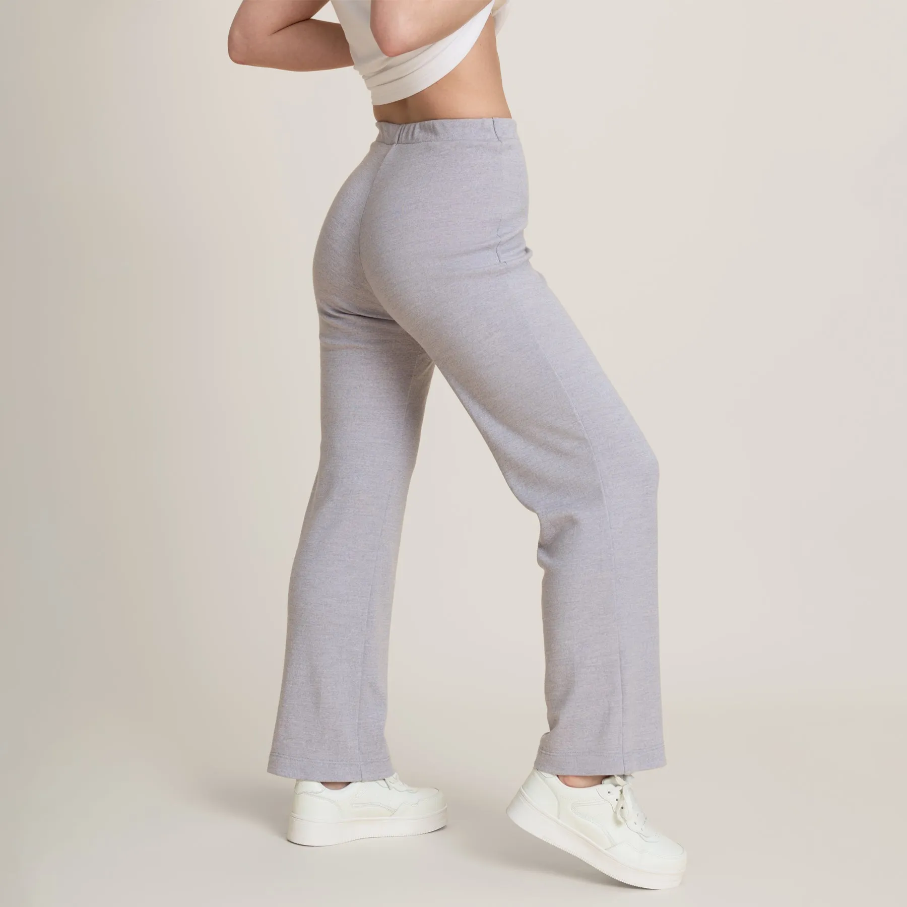 Straight Leg Merino Knit Trousers