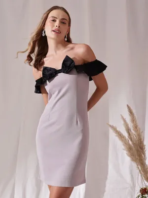 STREET 9 Off-Shoulder Sheath Dress