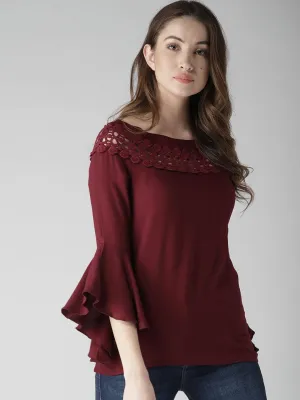 Style Quotient Women Solid Off White viscose rayon smart casual top