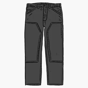 Supreme Double Knee Corduroy Painter Pant Black