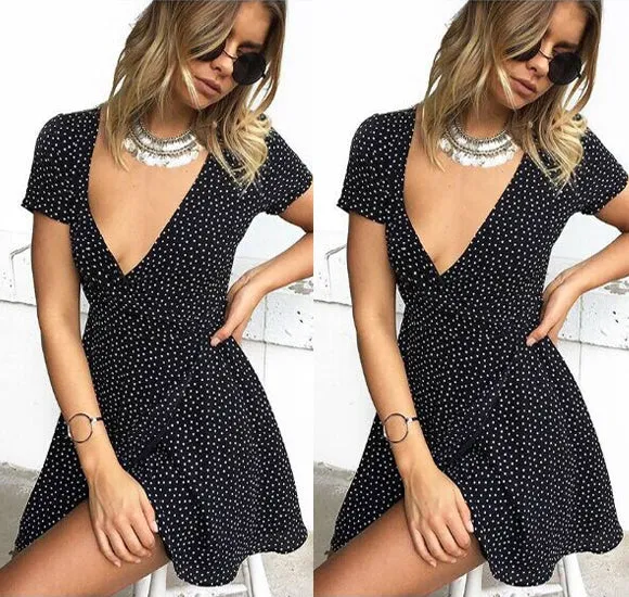 Sweet Valley Polka Dot - Black