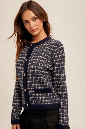 Tatum Tweed Cardigan