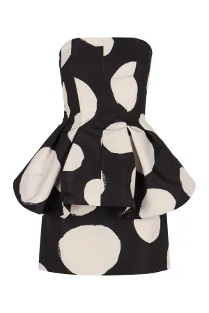 Techno taffetà dress