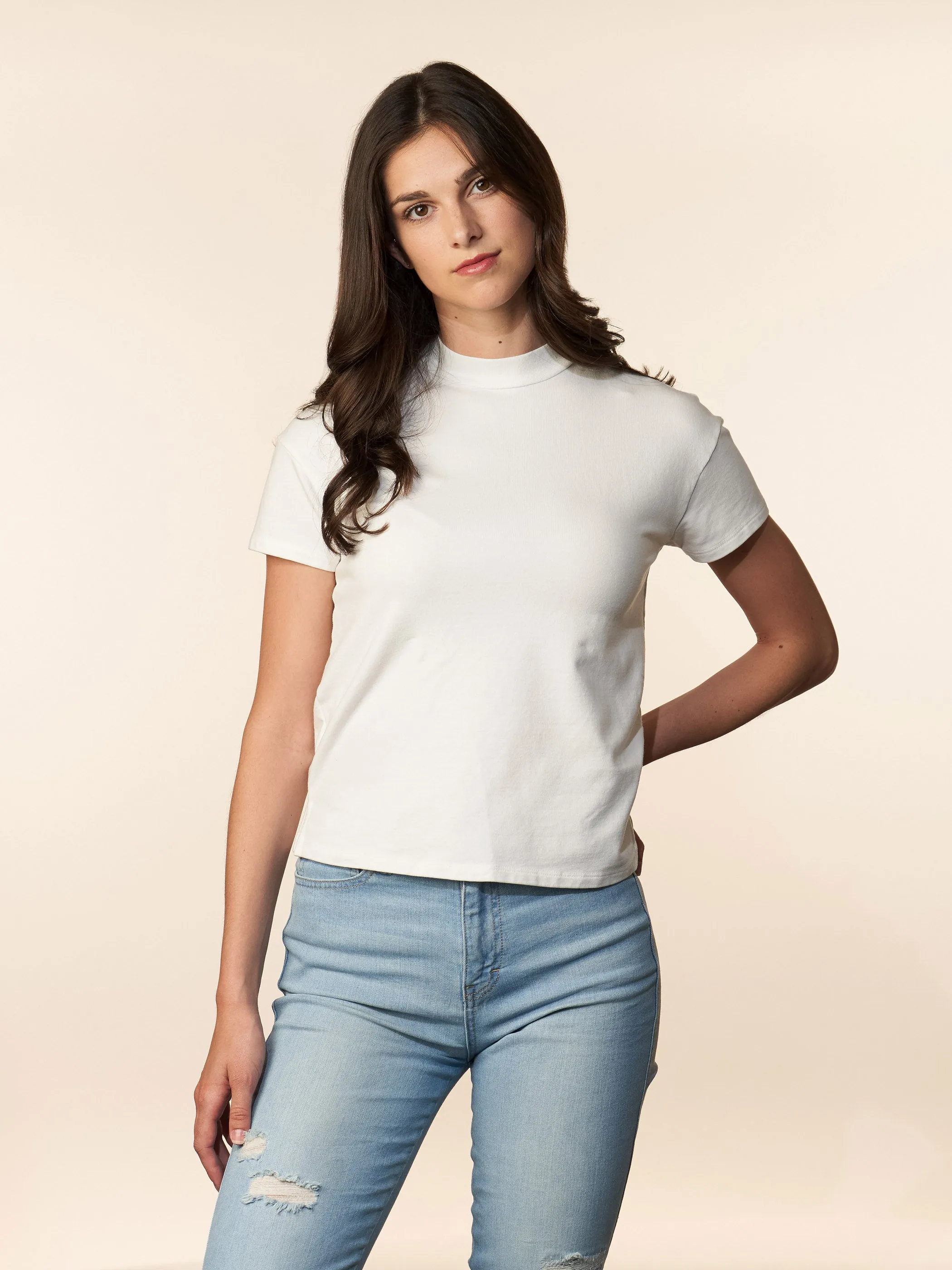 the liv tee - white