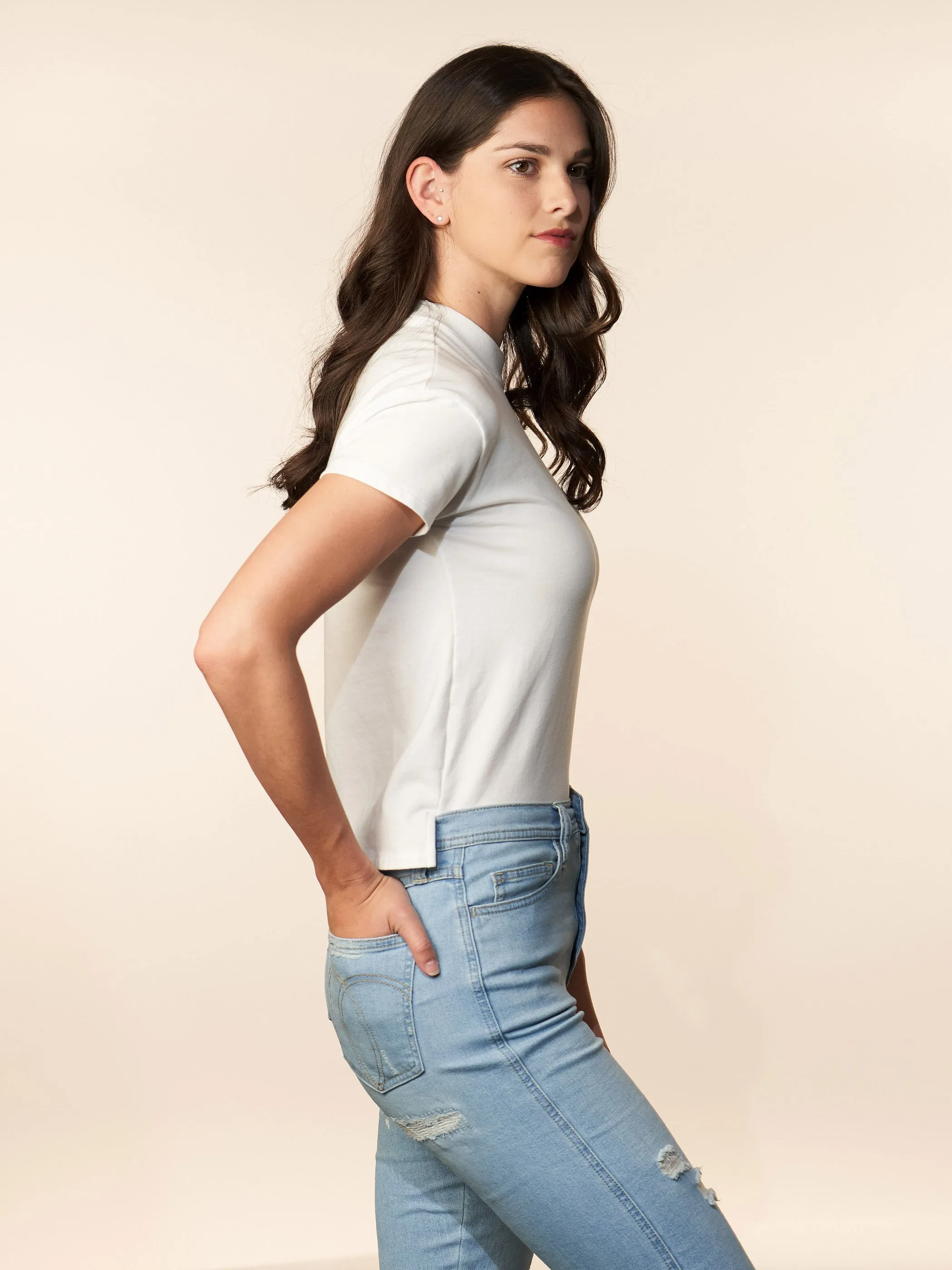 the liv tee - white