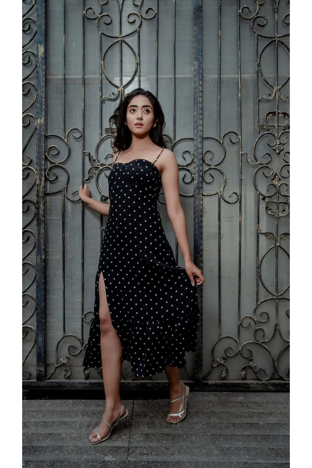 The Scarlet Polka Dot Dress