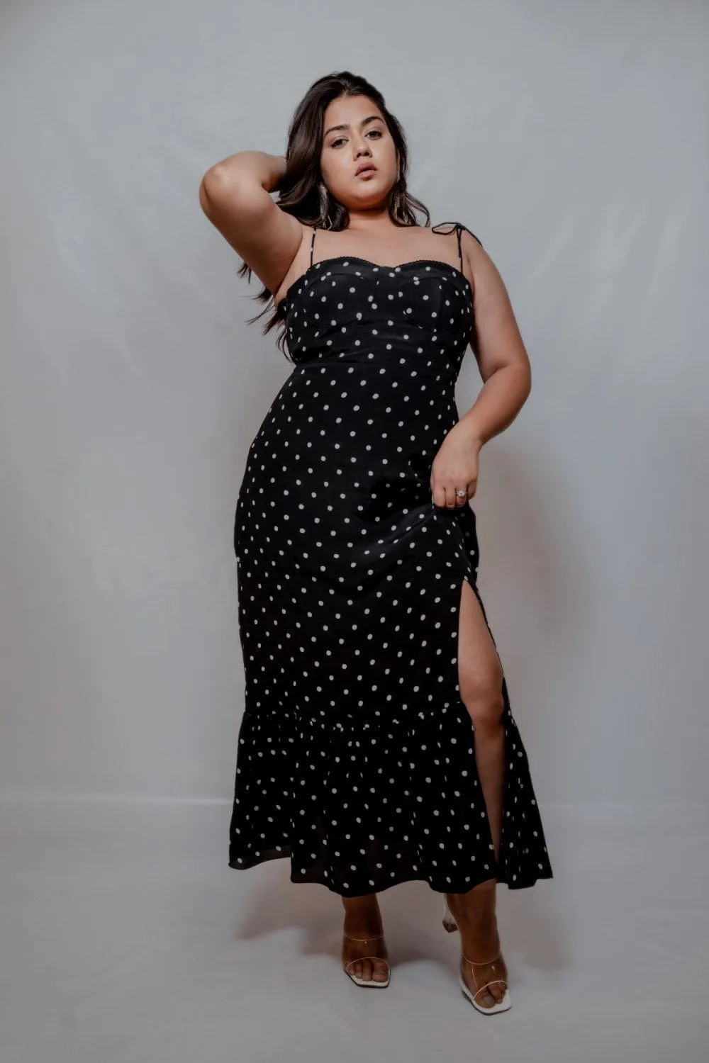 The Scarlet Polka Dot Dress