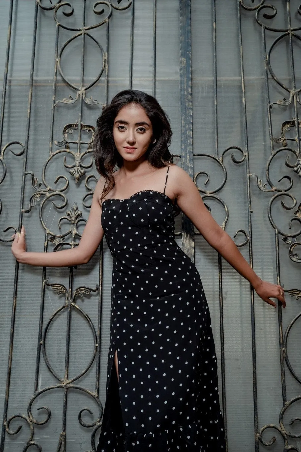 The Scarlet Polka Dot Dress