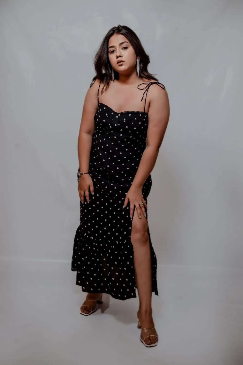 The Scarlet Polka Dot Dress