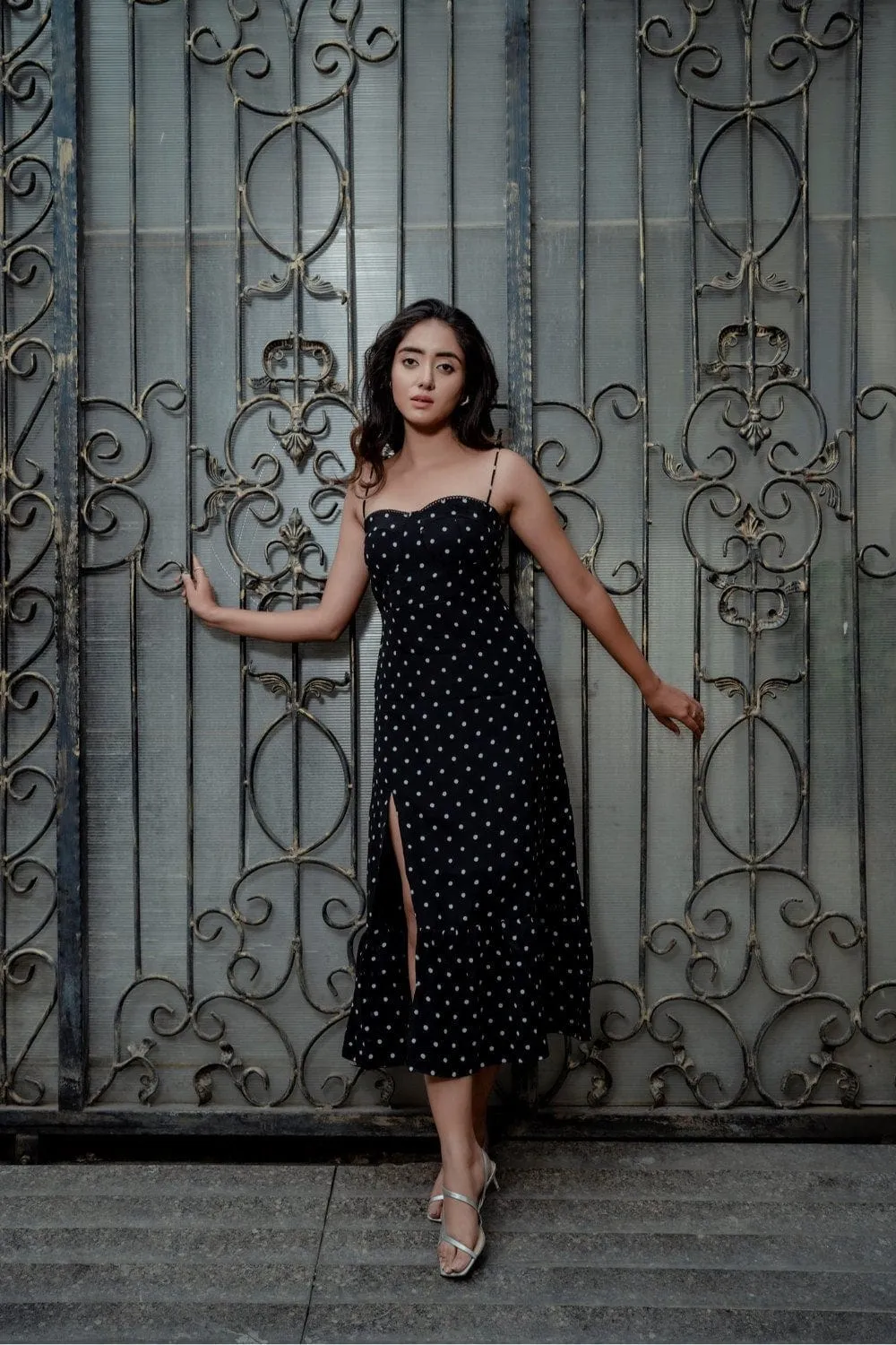 The Scarlet Polka Dot Dress