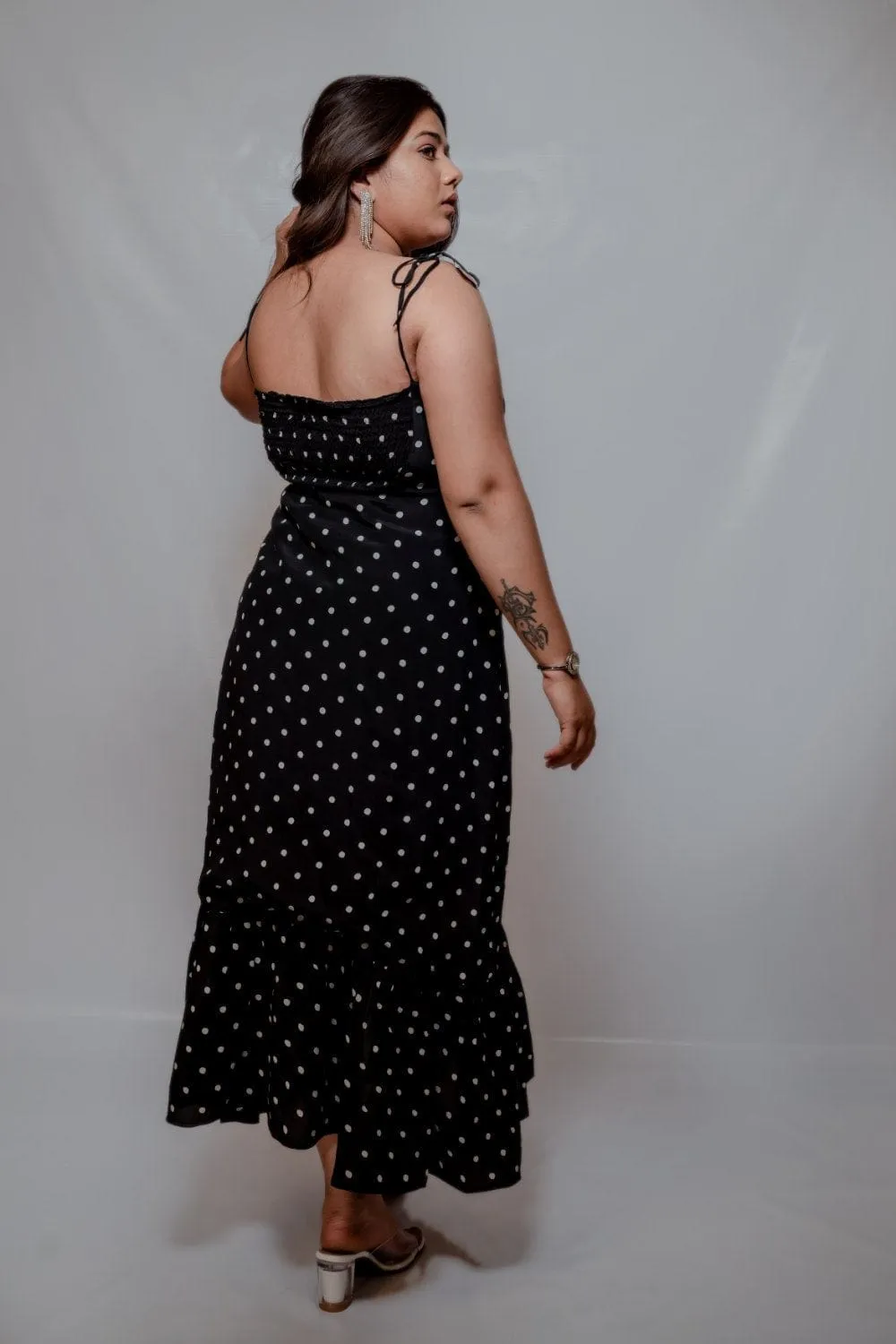 The Scarlet Polka Dot Dress