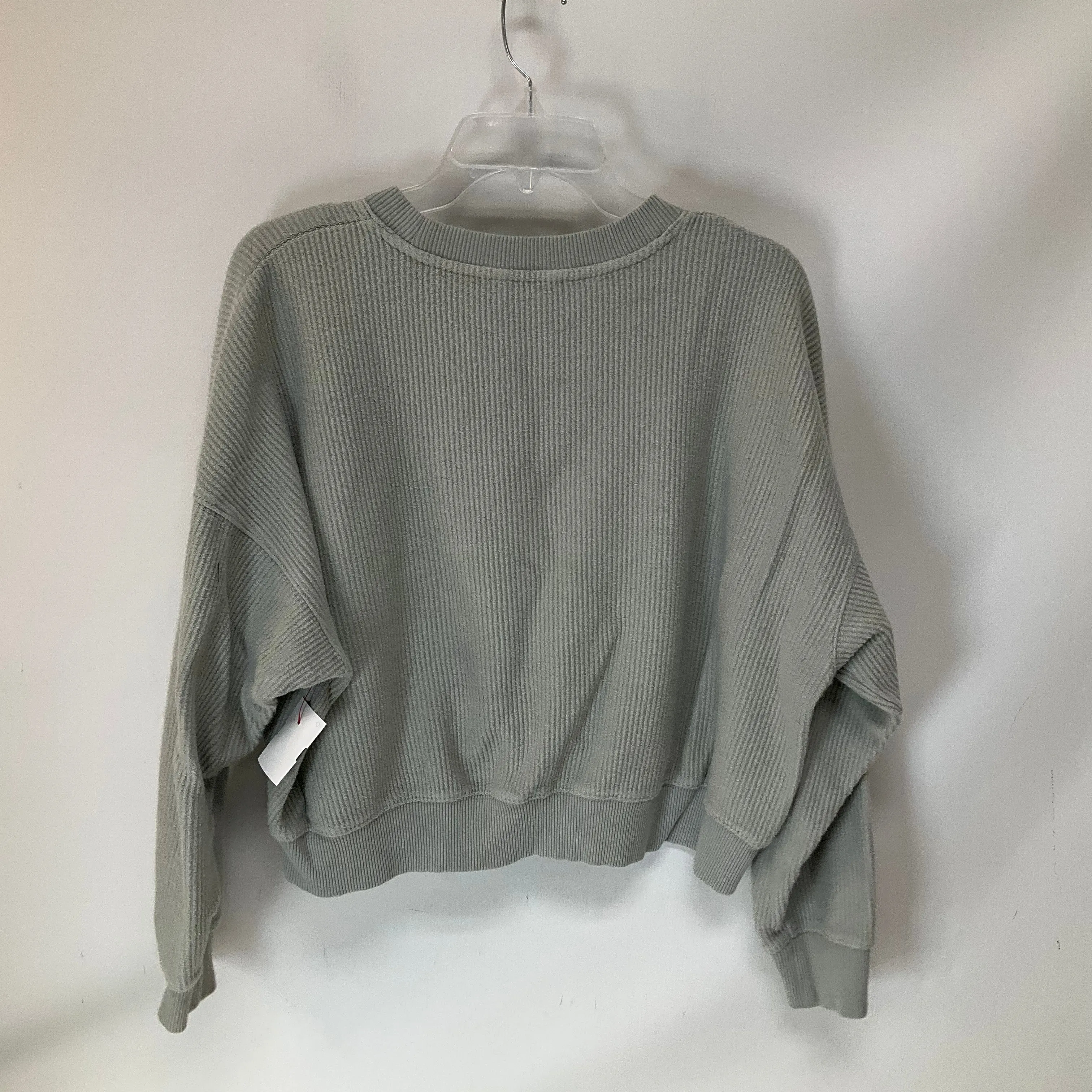Top Long Sleeve By Aerie In Grey, Size: S