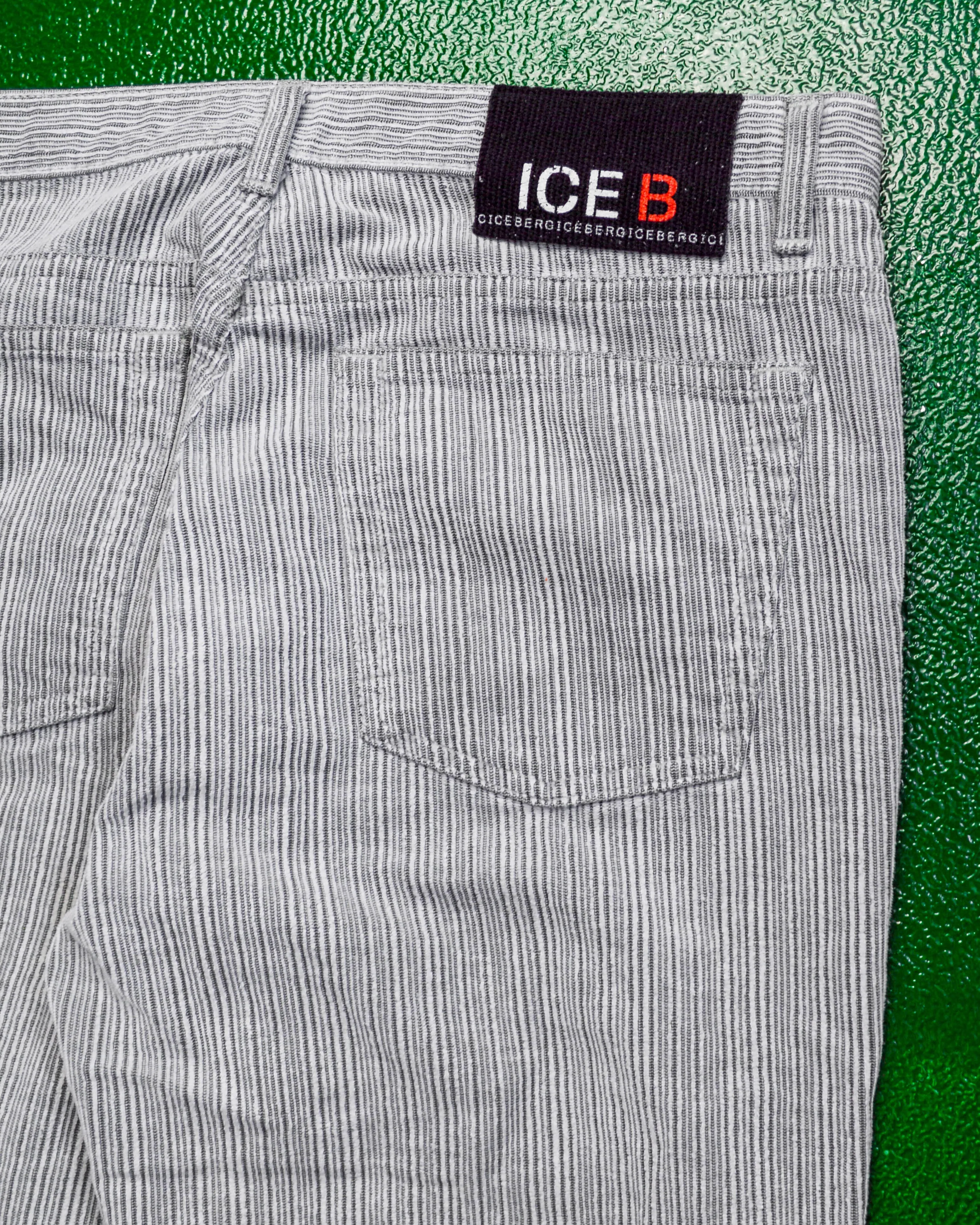 Trimmed Corduroy Fabric Textured / Striped Pants (~32~)
