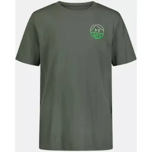 Under Armour Youth Boy's UA Outdoor Logo Short Sleeve Tee - Colorado Sage