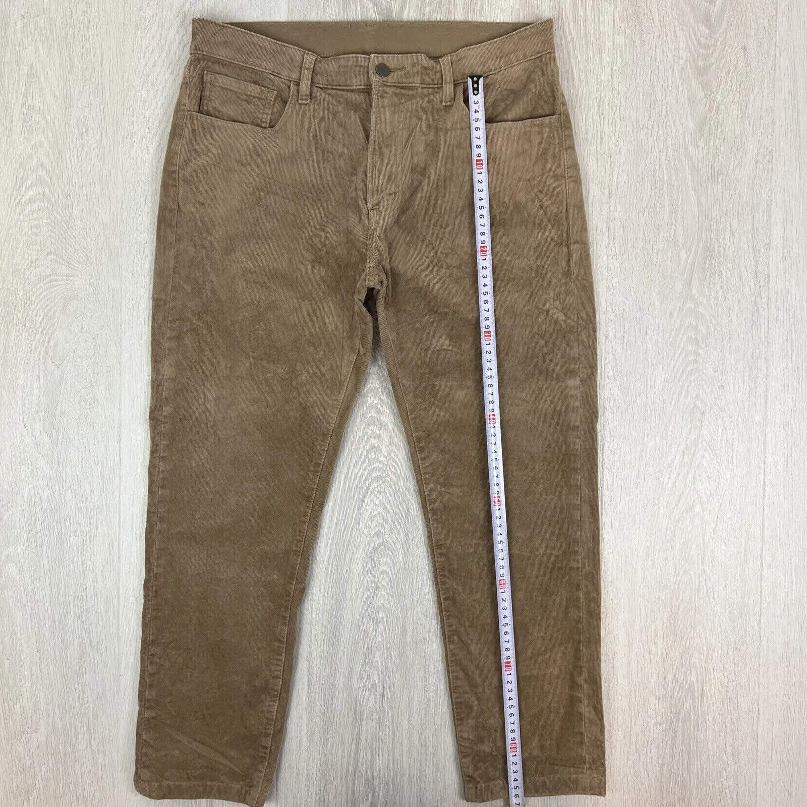 UNIQLO Mens Corduroy Skinny Stretch Pants Size Large