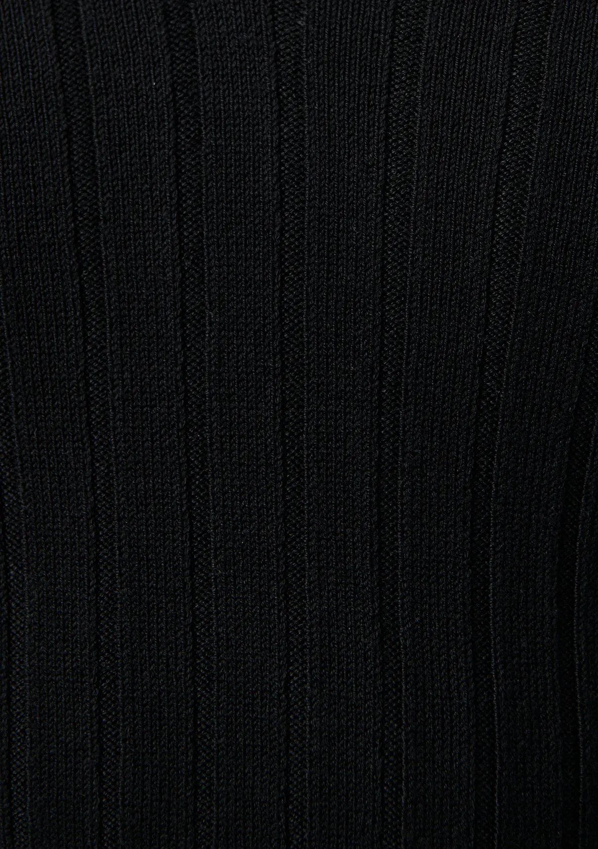 V Neck Black Sweater
