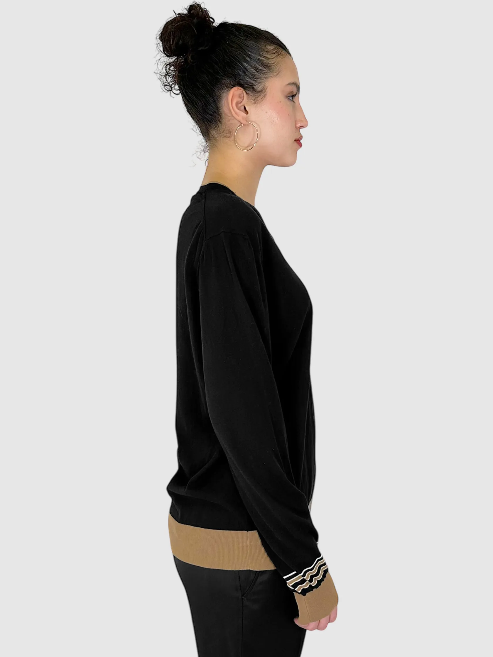 V-Neck Knit Sweater