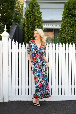Vanda Winter Sleeve - Wrap Dress