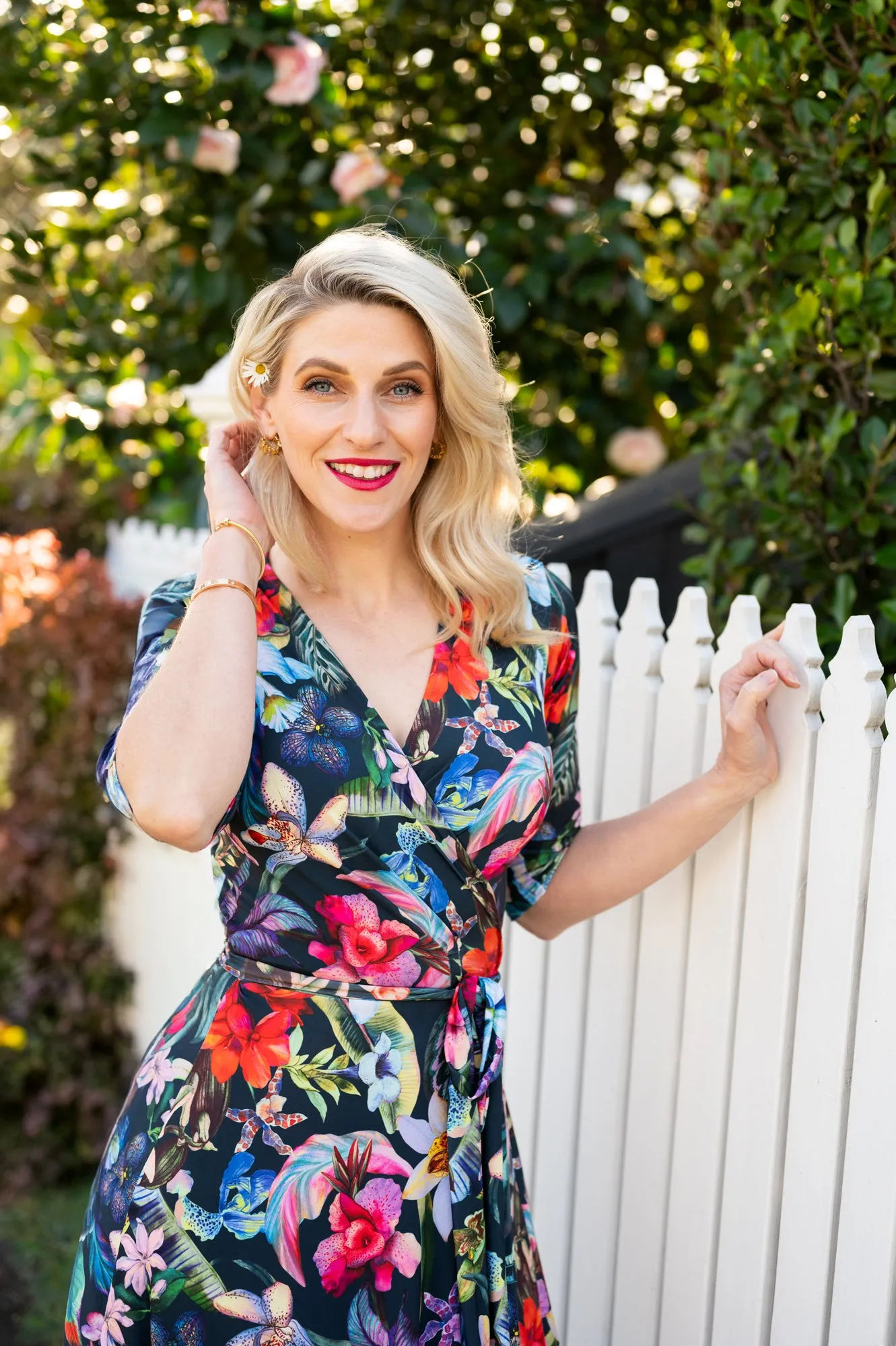 Vanda Winter Sleeve - Wrap Dress