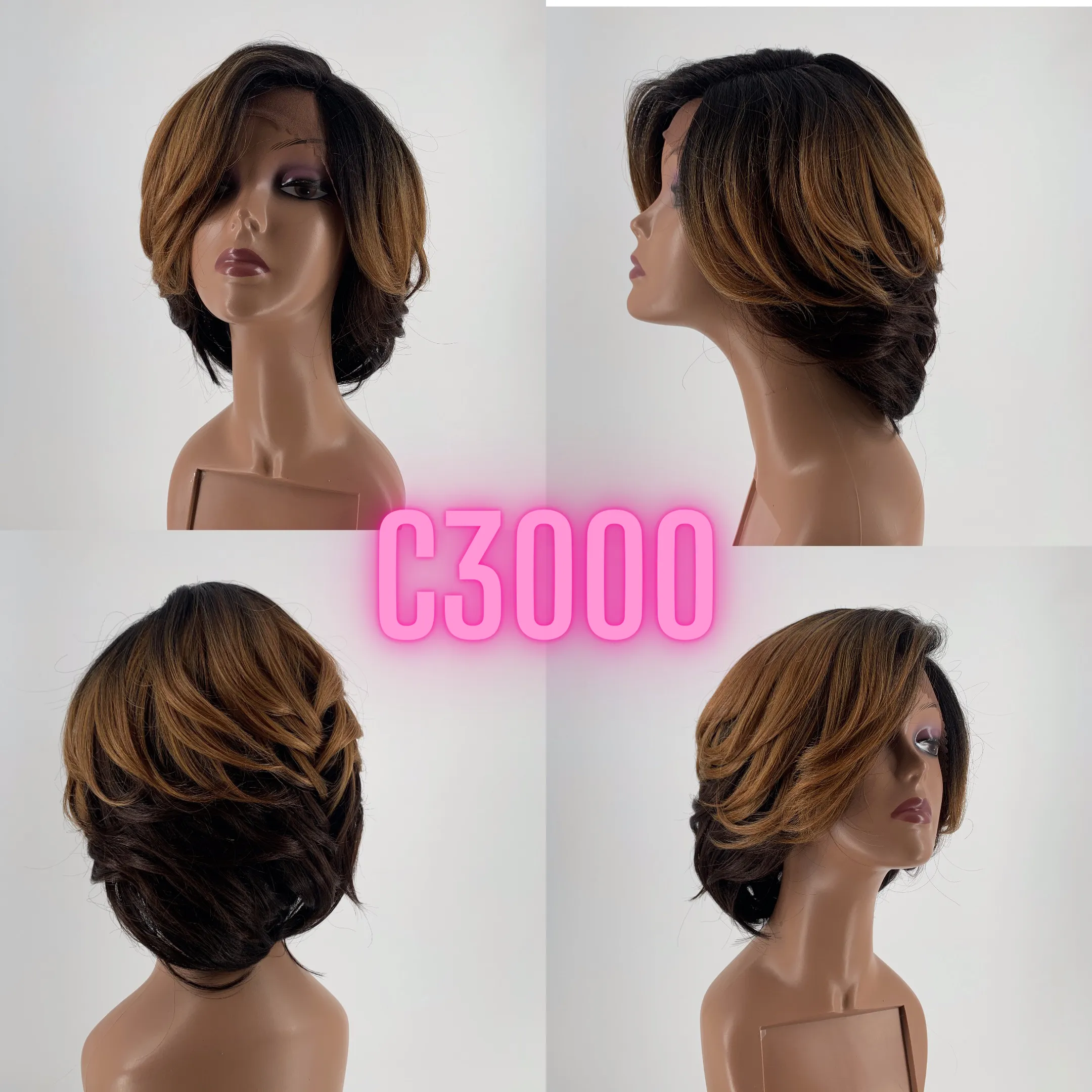 Vanessa Top Super DRJ-Side Lace Part Swissilk Lace Front Wig - TOPS DRJ LUNA(0001)