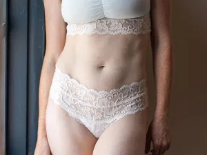 Vela Brazilian Panty, White