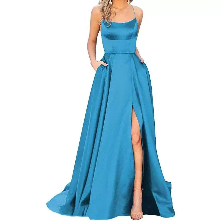 Velvet One Shoulder Formal Party Gown Long Maxi Dress
