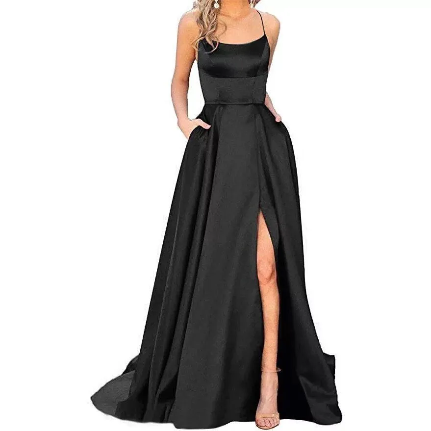 Velvet One Shoulder Formal Party Gown Long Maxi Dress
