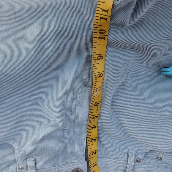 Vineyard Vines aqua Corduroy kick Flare Jeans 33