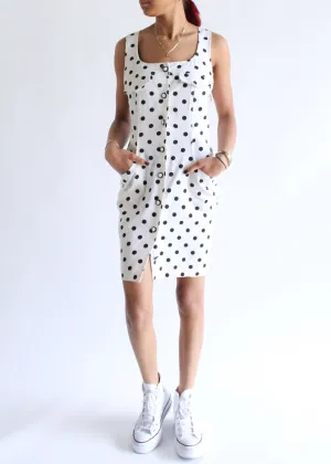 Vintage Polka Dot Dress D0041