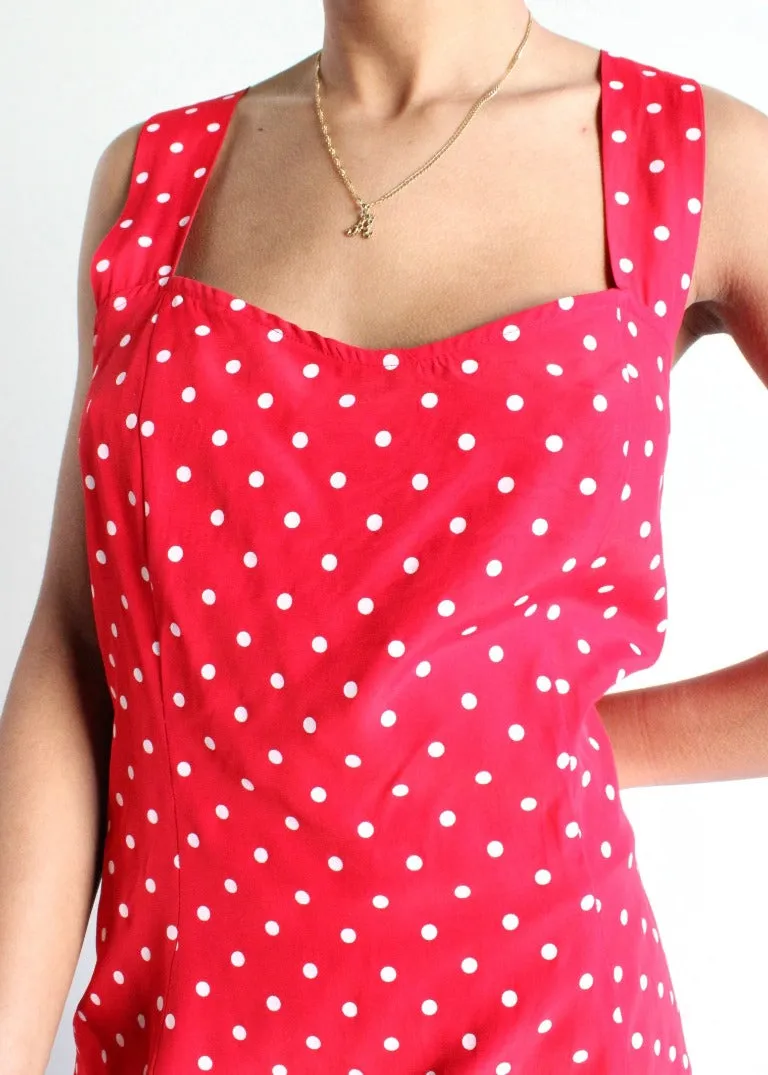 Vintage Polka Dot Dress D0202