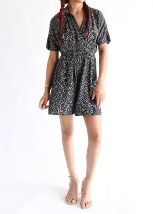 Vintage Polka Dot Romper D0564