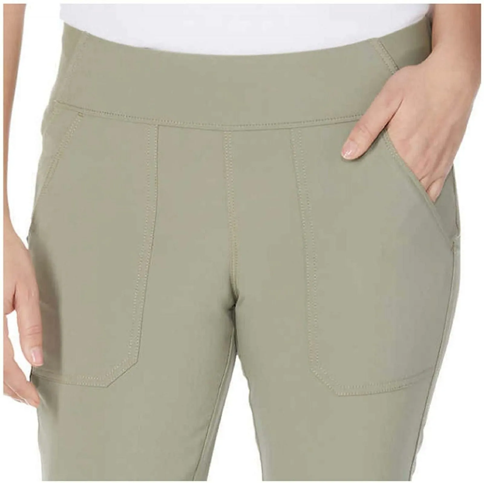 Weatherproof Vintage Women's Stretch Pull On Waist Performance Pants